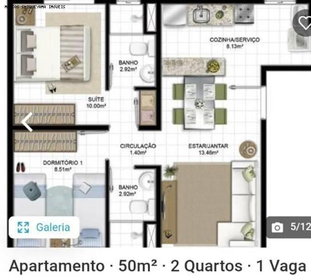 Apartamento à venda com 2 quartos, 48m² - Foto 8