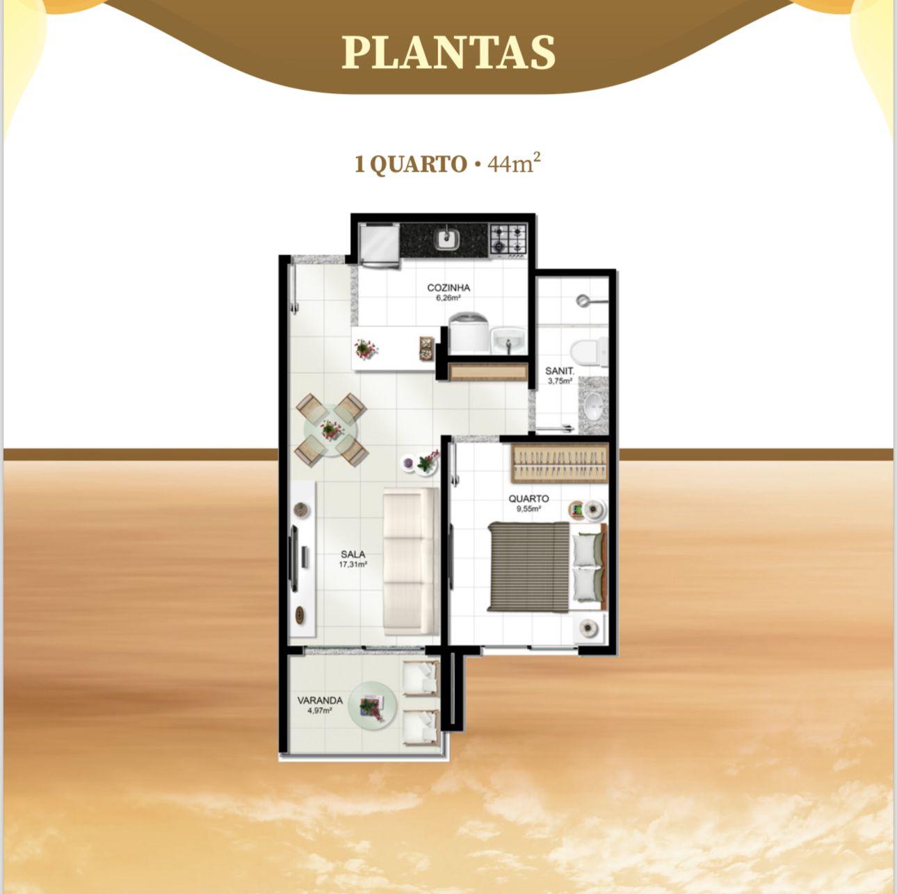 Apartamento à venda com 1 quarto, 45m² - Foto 23