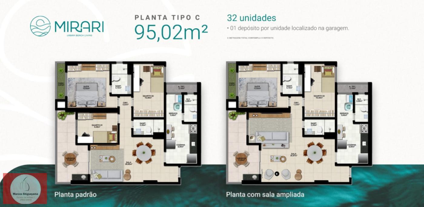 Apartamento à venda com 3 quartos, 95m² - Foto 10