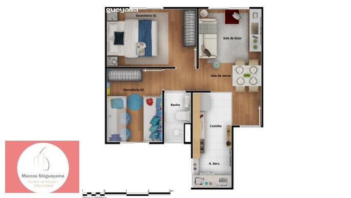 Apartamento à venda com 1 quarto, 40m² - Foto 8