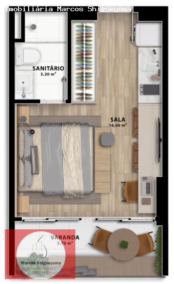 Apartamento à venda com 2 quartos, 66m² - Foto 6