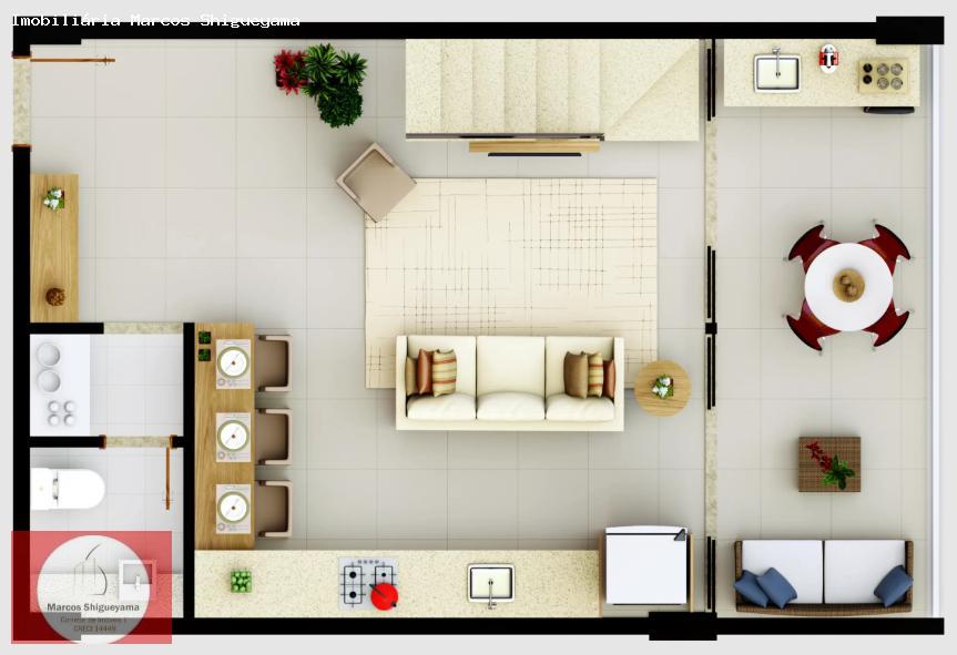 Apartamento à venda com 1 quarto, 43m² - Foto 6